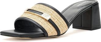 Calvin Klein Paloma Womens Sandals Black/Light Natural : 8.5 M, Synthetic