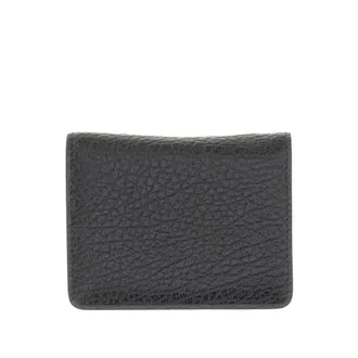 Maison Margiela Leather cardholder with key-ring Man One Size