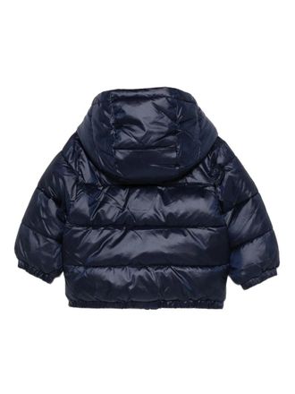 Moschino Logo-Detail Polyamide Jacket - Blue