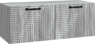 vidaXL Mueble Para Tv De Pared Gris Sonoma 78,5 X 31 X 30 Cm Vidaxl