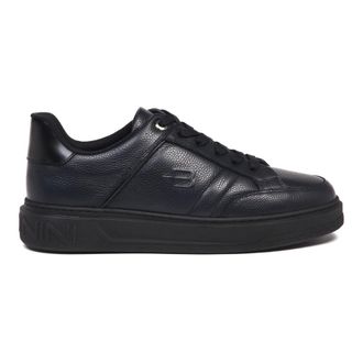 Baldinini Leren Sneakers - Heren - Schoenen - Blauw - Maat: 40 EU Leer