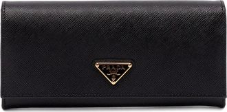 Prada Portafoglio con logo - Nero