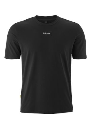 Gonso Rundhalsshirt GONSO Off-Bike T-Shirt M, Herren, Gr. XXL, schwarz, 45% Baumwolle, 45% Modal, 10% Elasthan, Rundhals, Shirts Rundhalsshirt, Herren T-Shi