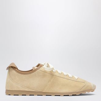 Jacquemus Sneakers Les Tennis beige in pelle scamosciata