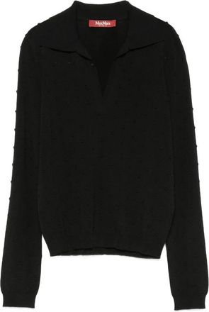 Max Mara Bobble-knit Polo Sweater