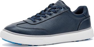 Peter Millar Drift Leather Hybrid Course Shoe Mens Shoes Navy : 10.5 M