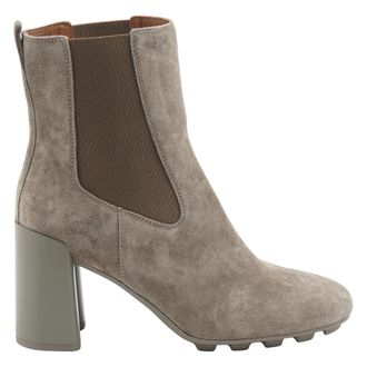Hogan Schoenen, Dames, Beige, 37 1/2 EU, Heeled Boots