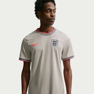 Nike Mens England x Palace Academy Pro Short-Sleeve Soccer Top in Grey | IH1670-052