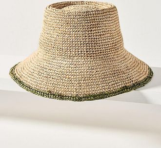 Wyeth Nyc Stripe Trim Bucket Hat
