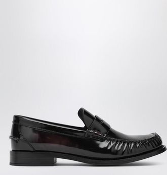 Prada Cordovan polished leather loafers