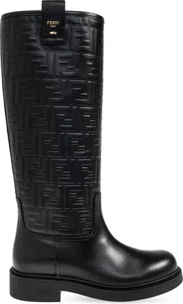 Fendi High Boots, female, Black, Size: 7 1/2 US Filo High Boots