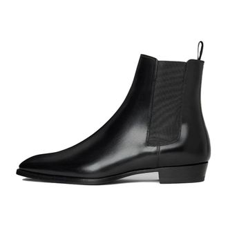 Celine Chelsea Boots, male, Black, Size: 11 1/2 US Margaret Chelsea Boot
