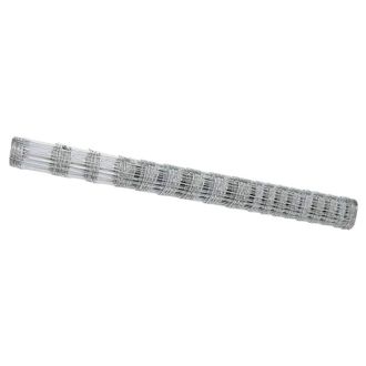 Berkfield Home Field Fence 1.5x25 m Galvanised Steel in Grey