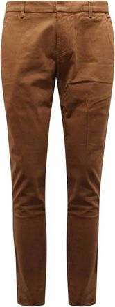 Dondup Gaubert Slim-fit Broek - Heren - Slim Fit Broeken - Bruin - W31 - Broeken