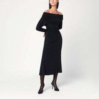 Andamane Black Zoe Midi Dress
