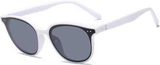 Generic Large Frame Mens Vacation Sunglasses Outdoor Womens Driving Shopping Sun Glasses(White)