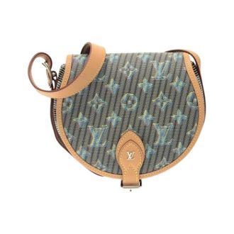 Louis Vuitton Pre-owned Shoulder Bag - Dames - Pre-owned - Blauw - Maat: ONE Size Leer