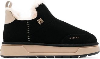 Amiri Malibu shearling ankle boots - men - Calf Suede/Rubber/Sheep Skin/Shearling - 44 - Black