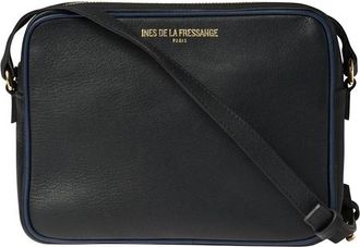 Ines De La Fressange Marcia Schoudertas - Dames - Schoudertassen - Blauw - ONE Size - Leer - Tassen