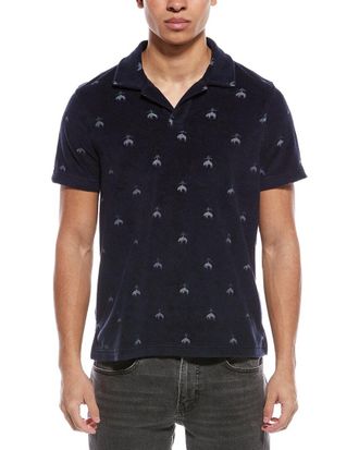 Brooks Brothers Terry Cloth Fleece Jacquard Polo