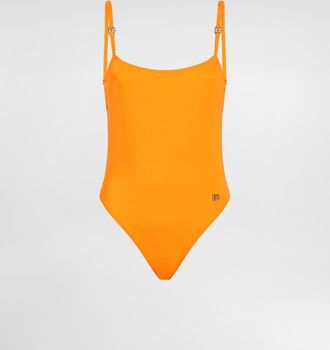 Dolce & Gabbana One-piece Olympic Swimsuit - Woman Swimwear Orange 2