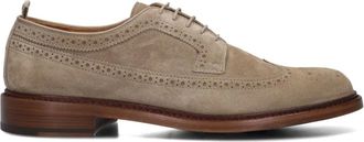 Officine Creative Heren Beige Su&egrave;de Nette Schoenen Aston - Heren - Veterschoenen - Beige - 43 EU - Su&egrave;de - Schoenen