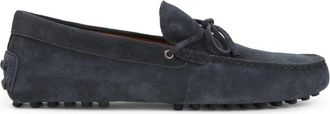 Tod's Nacht Suede Leren Loafers - Heren - Loafers - Blauw - 45 EU - Leer - Schoenen