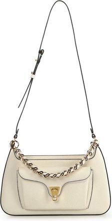 Coccinelle Beat Shoulder Bag - Dames - Schoudertassen - Wit - ONE Size - Leer - Tassen