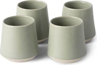 Fable Interiors The Cups Set of 4 Cups in Beachgrass Green at Nordstrom