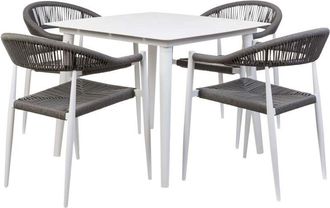 Wanderlust Deco Wanderlust Deco - Conjunto Mesa Y 4 Sillas Multicolor, Mesa:90x90x74.silla(4):56x60x78