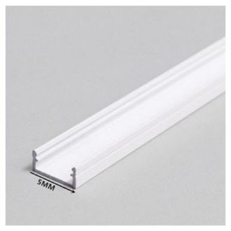Trade Shop Trade Shop - Profilo In Alluminio 1mt Da Incasso Senza Copertura Per Strip Led Strisce Al-5mm