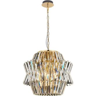 OEM L&aacute;mpara De Ara&ntilde;a Crown Gold 12xe14