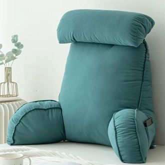 OEM Almohada Ergon&oacute;mica De Lectura Con Reposabrazos Y Soporte Cervical Extra&iacute;ble De 75x40x50 Cm - C&oacute;moda Para Leer, Ver La Televisi&oacute;n O Relajarse - Ulisem