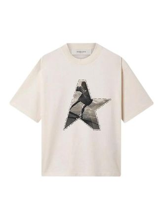 Golden Goose Journey Boxy T-Shirt With Print
