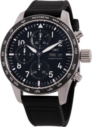 IWC Pilot Chronograph 41 AMG Automatic Black Dial Mens Watch IW388305