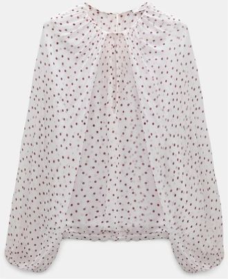 Dorothee Schumacher Dancing Dots Blouse - Dames - Blouses - Veelkleurig - XL - Overhemden