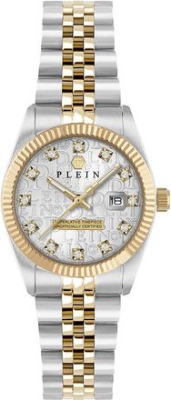 Philipp Plein Date Superlative Womens Multicolour Watch PWNFA0425 - Silver & Gold Stainless Steel - One Size