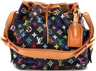 Louis Vuitton Petit Noe Handbag Monogram Multicolor bucket bag - Zwart