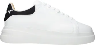 Philipp Plein White Leather Low Top Mens Sneakers