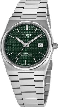 Tissot PRX Powermatic 80 Green Dial Steel Mens Watch