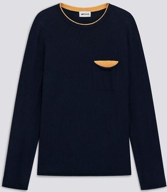 Gas Heren trui met ronde hals ARLO POCKET