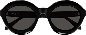 Alaia Stijlvolle Zwarte Jurk - unisex - Zonnebrillen - Zwart - 53 MM - Accessoires