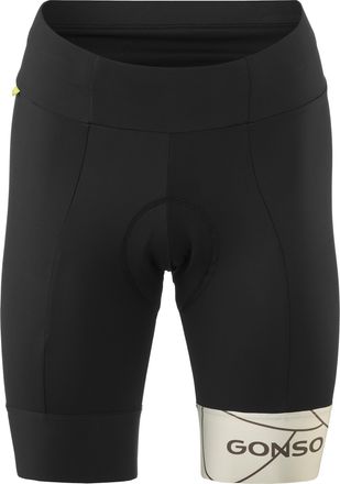 Gonso Fahrradhose GONSO Essential Shorts Kit W, Damen, Gr. 36, Normalgr&ouml;ssen, grau (hellgrau), 78% Polyamid, 22% Elasthan, Hosen Fahrradhose, Formbest&auml;ndig,
