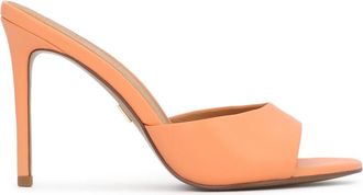 Kazar Aude Muiltje met Hak - Dames - Muiltjes - Oranje - 35 EU - Leer - Schoenen