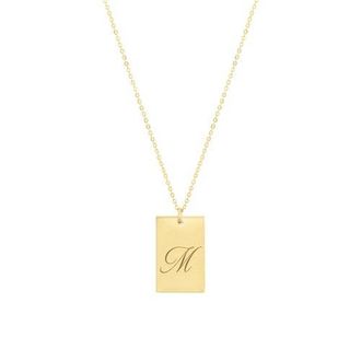 Set & Stones Stella Initial Necklace in Gold /M at Nordstrom