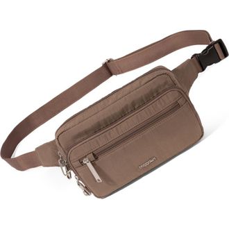 Baggallini Securtex Anti-Theft Belt Bag Sling in Portobello at Nordstrom