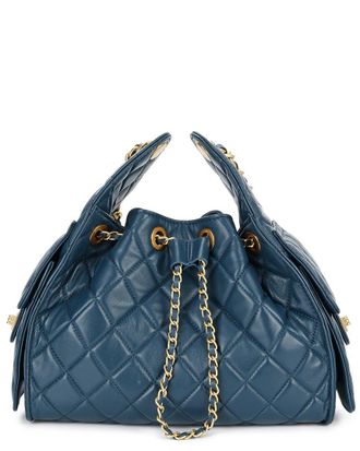Tiffany & Fred Quilted Leather Shoulder Bag
