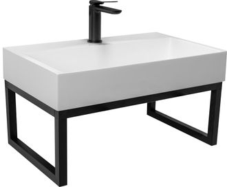 Rea Lavabo De Conglomerado Goya 60cm + Marco