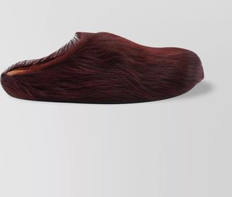 Marni calf hair fussbett mules
