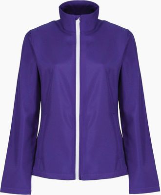 Regatta Womens Regatta Professional Womens/Ladies Printable Soft Shell Jacket - Purple - Size: 16